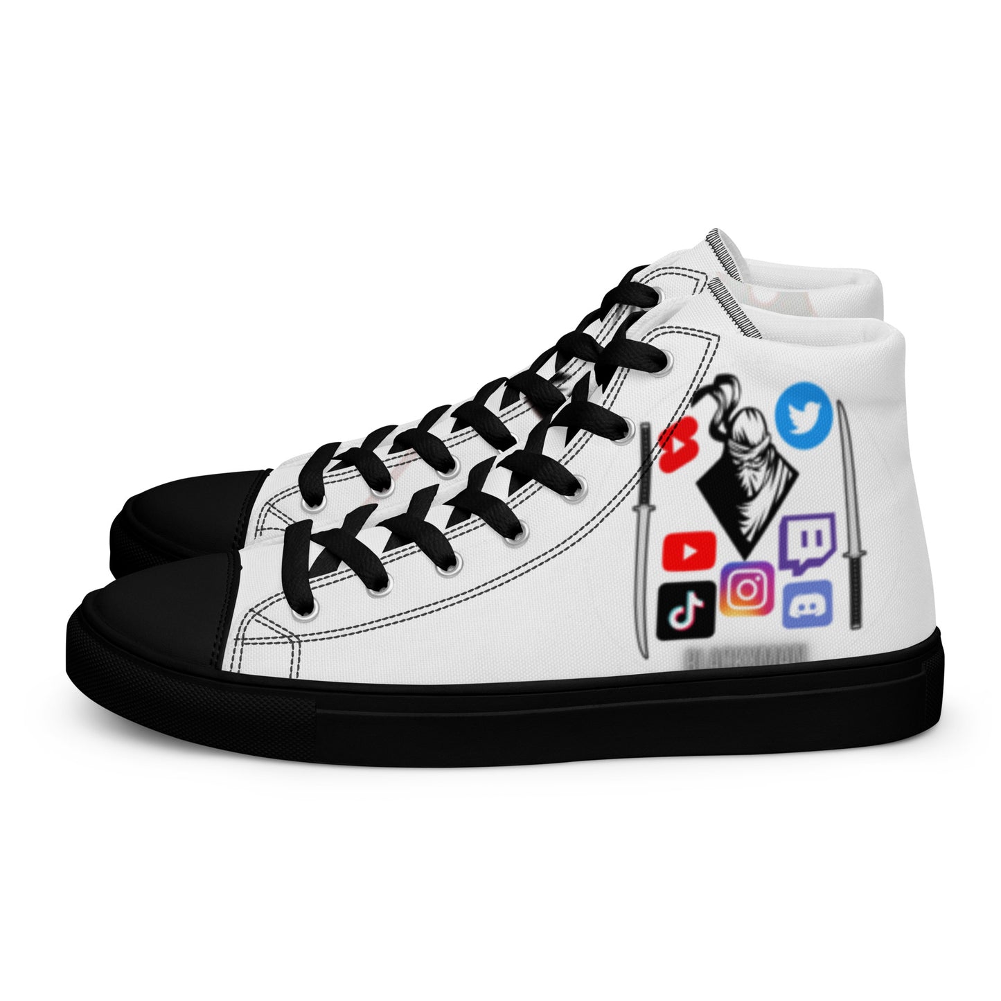 Men’s high top canvas shoes